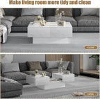 Marble Modern Coffee Table - Image 4