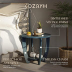 COZAYH Rustic Farmhouse End Table - Image 4