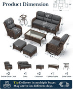 HILLGA 7-Piece Luxury Patio Furniture Set - Image 2