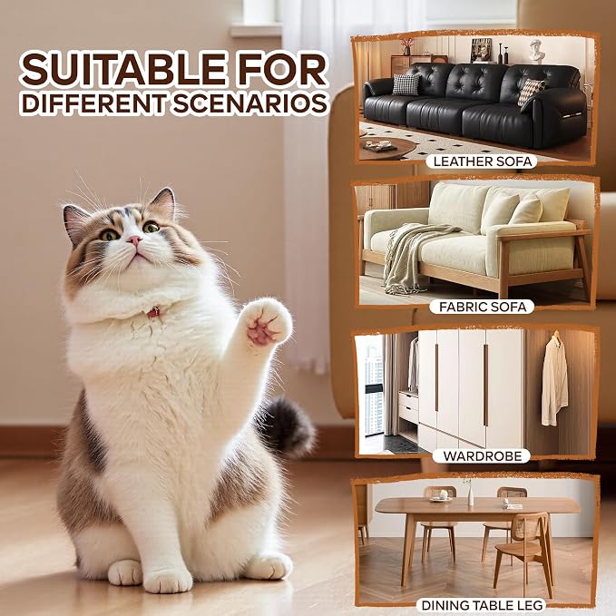 JKLMN Clear Vinyl Cat Scratch Protector - Image 6