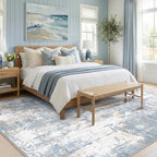 RELEANY Washable 5'x7' Abstract Area Rug - Image 3