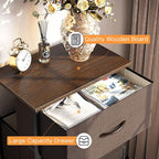 ODK Dresser for Bedroom with 4 Storage Drawers, Small Dresser Chest of Fabric - Image 6