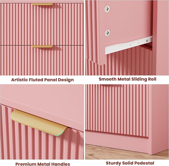 Garvee 6 Drawers Dresser for Bedroom - Image 4