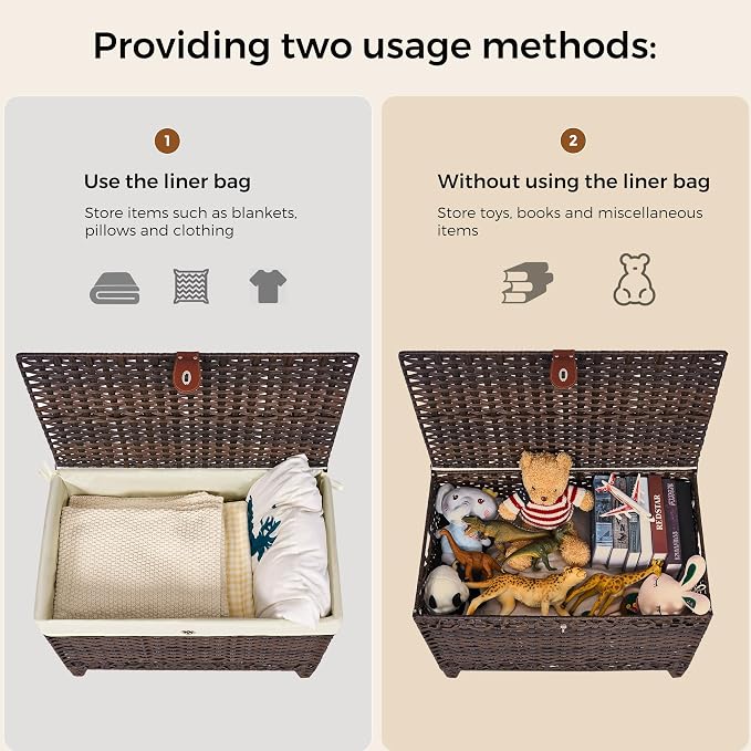 Honjourai Wicker Storage Basket - Image 6
