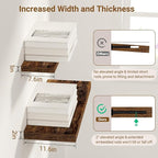 24 Inch Floating Shelves, 12 Inch Deep Floating Shelves - Image 3