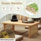 Foldable Japanese Floor Table Lightweight, No Assembly Required, Eco-Friendly - Image 4