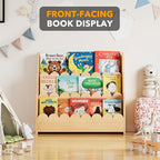 SpaceAid 3-Tier Scalloped Bookshelf, Montessori Bookcase - Image 5