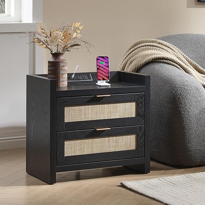 SICOTAS Night Stand Bedside Table - Image 6