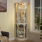 Glass Corner Display Cabinet - Image 3