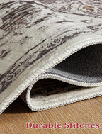 SERISSA 2'6"x8' Washable Non Slip Boho Runner Rug - Image 7