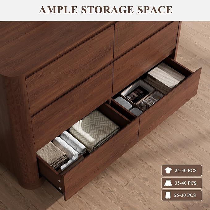 YANSNWO Modern Minimalist Dresser and Nightstand Sets 3 Piece Bedroom Set - Image 5
