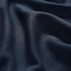 Navy Blue Linen Curtains for Living Room 2 Panels Set Extra Long Back Tab Light - Image 5