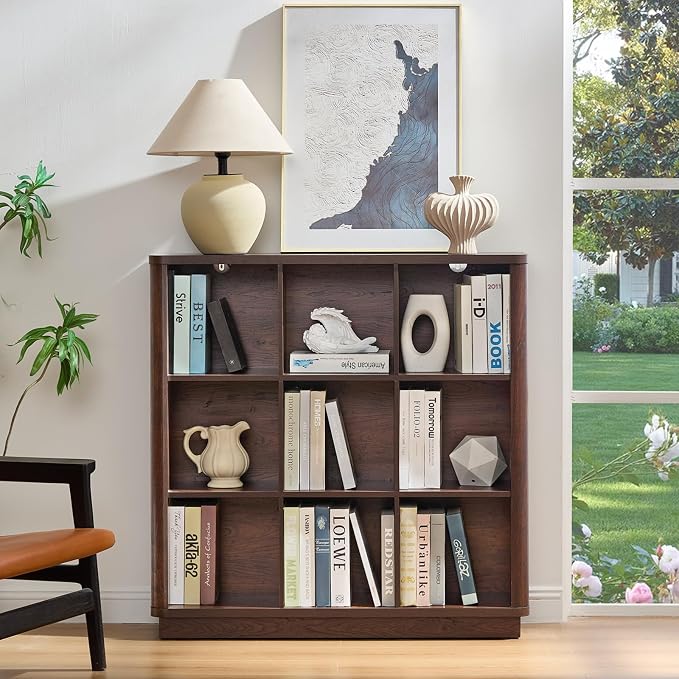 Joaxswe 9 Cube Bookshelf, 40.5" Wide Organizer Bookcase - Image 5