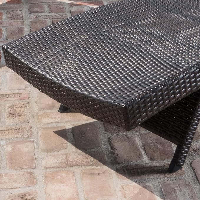 Outdoor Chaise Lounge Chairs + Coffee Table Set of 3 - Image 7