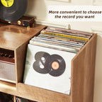 LELELINKY Large Record Player Stand, Turntable Stand - Image 6