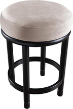 Meridian Furniture 977Taupe-C Monette Collection Art Deco Counter Stool - Image 6