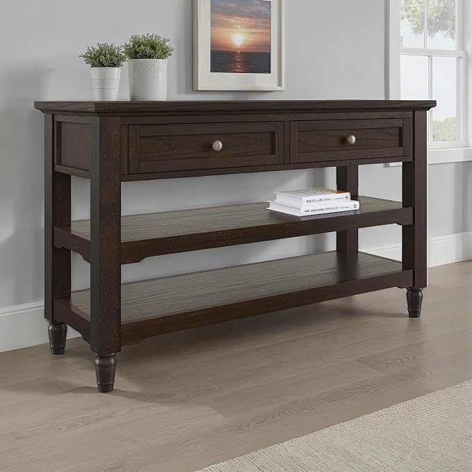 Jofran Brentwood Modern Transitional 50" Sofa Console Table - Image 2