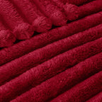 Exclusivo Mezcla Striped King Size Fleece Blanket - Image 4