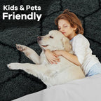 Noahas 5x7 Dark Grey Fluffy Soft Area Rug Non-Slip - Image 7