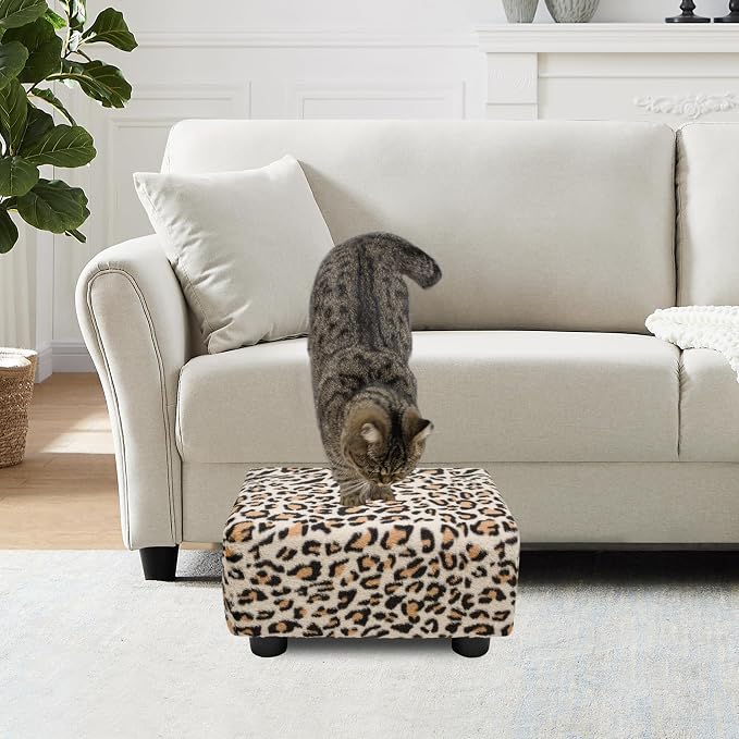 CAROLMADE Small Foot Stool Ottoman Footstool - Image 6