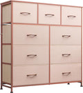 WLIVE 9-Drawer Dresser, Fabric Storage Tower by WLIVE