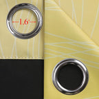 Yellow and Purple Ombre Blackout Curtains - Image 7
