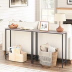HOOBRO Narrow Console Table, 29.5" Small Entryway Table, Thin Sofa Table - Image 5