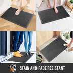 Sturdy Front Door Mat, Absorbent Muddy Dirt Resist Welcome Door Mats Outdoor - Image 5