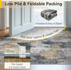 RELEANY Washable 5'x7' Abstract Area Rug - Image 6