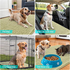 OLANLY Dog Door Mat for Muddy Paws 34x21, Super Absorbent Chenille Mud Mat | - Image 7