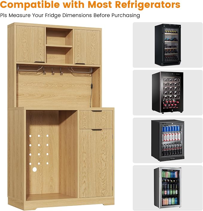 kepptory 72" Mini Fridge Cabinet - Image 6