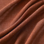 MIULEE Burnt Orange Fall Linen Curtains 37x90 Inch 2 Panels - Image 4
