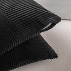 Fancy Homi 2 Packs Black Lumbar Decorative Throw Pillow Covers 14x24 Inch - Image 4
