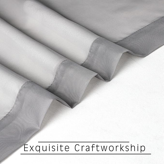 Grey Sheer Curtains - Image 7