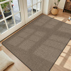 Ultra Thin Indoor Door Mat 17"x29", Large Non Slip Doormats, Rubber Backing by LEKEEPGO