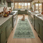 RELEANY Washable Area Rug, Runner 2'x5', Water Repellent, Pet Friendly - Image 2