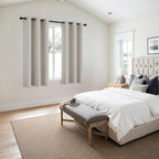 MIULEE Blackout Curtains for Bedroom 2 Panels 40 x 45 Inch Long Natural | - Image 6