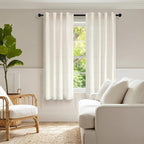 Pitalk Light Filtering Linen Curtains 72 Inch Long - Image 6