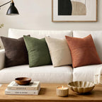 MIULEE Olive Green Decorative Throw Pillow Covers - Image 4