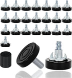 24 PCS M6 Thread Furniture Feet Levelers, Furniture Leveling Feet by Eunenete