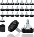 24 PCS M8 Thread Furniture Feet Levelers, Furniture Leveling Feet by Eunenete