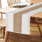 FEXIA Boho Table Runner for Thanksgiving Home Decor 48 Inches Long Farmhouse - Image 5