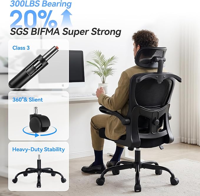 AreShark Office Chair-Ergonomic Desk Chair - Image 7