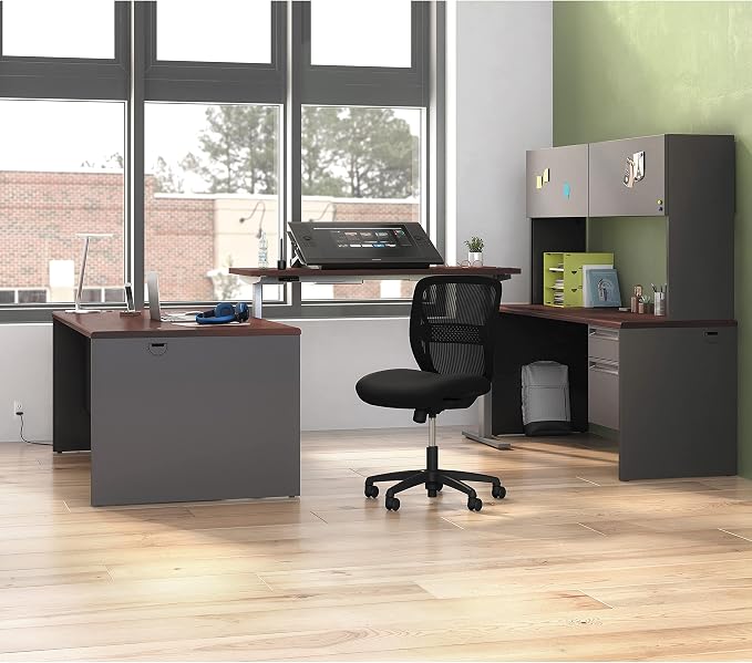 HON 38852NS 38000 Series 60 by 24 by 29-1/2-Inch Kneespace Credenza, Charcoal - Image 4