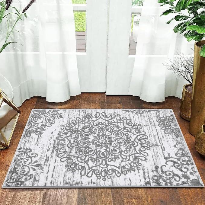 HEBE Indoor Door Mat 2'x3', Washable Welcome Mat - Image 7