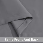 Yakamok Grey Room Darkening Curtains 52x84 inch Gray Grommet-Living Room | 2 - Image 7