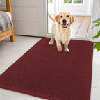 OLANLY Dog Door Mat for Muddy Paws 44x32, Super Absorbent Chenille Mud Mat | by OLANLY