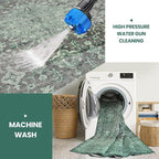 8x10 Green Washable Area Rugs for Living Room, Dining Room, Playroom | Ultra - Image 3