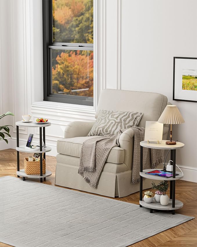 Small Round Side Table - Image 8
