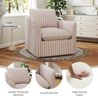INZOY Swivel Accent Square Chair - Image 3
